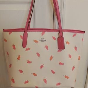 Coach popsicle tote bag